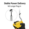 12" Cordless Snow Shovel Compatible with Dewalt 20V MAX Battery(Tool Only)